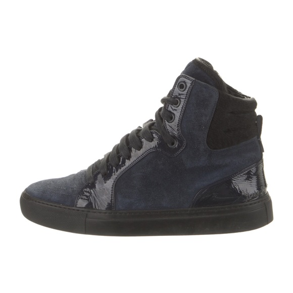 Authentic Yves Saint Laurent high top sneakers size 40 - Picture 4 of 6